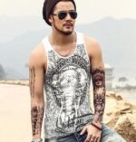 Elephant Print Tank Top