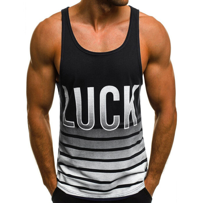 LUCK Printed Tank Top For men