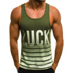 Get LUCK Printed Tank Top