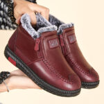 Winter Plush Ankle Boots for Women