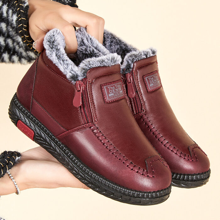 Winter Plush Ankle Boots for Women