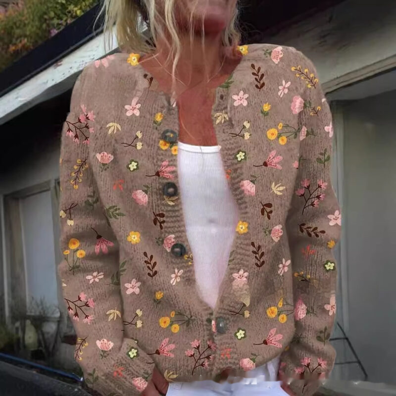 Cloak Style Cardigan