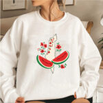 Watermelon Print Pullover