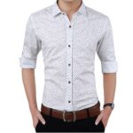 Polka Print Shirt for Men