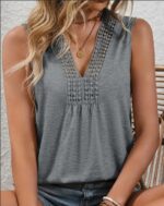 Sleeveless Women V-Neck Tank