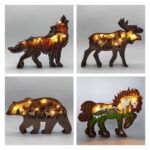 Wooden Animal Sculpture